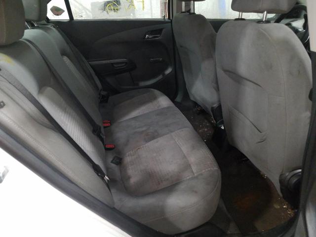 1G1JA5SH8C4133855 - 2012 CHEVROLET SONIC LS WHITE photo 6