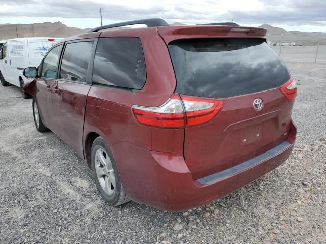 5TDKK3DC4GS749772 - 2016 TOYOTA SIENNA LE MAROON photo 3