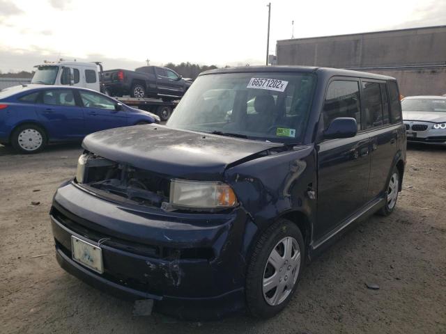 JTLKT324550211028 - 2005 TOYOTA SCION XB შავი ფოტო 2