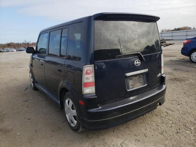 JTLKT324550211028 - 2005 TOYOTA SCION XB შავი ფოტო 3