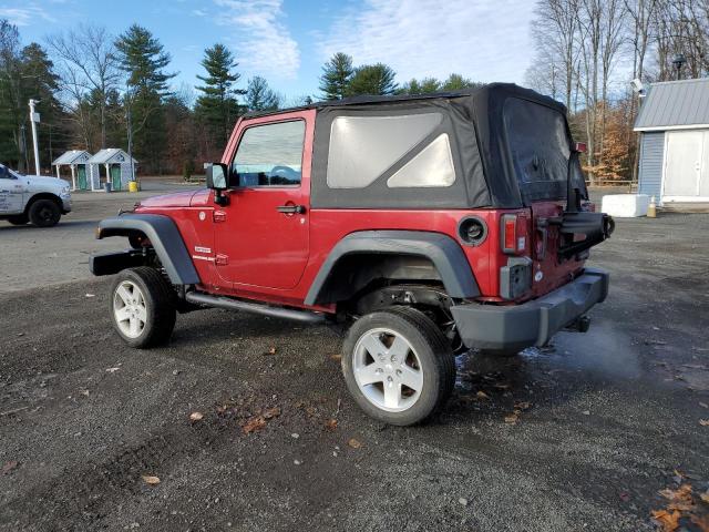 1C4AJWAG1CL203126 - 2012 JEEP WRANGLER S RED photo 2