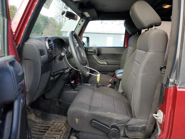 1C4AJWAG1CL203126 - 2012 JEEP WRANGLER S RED photo 7