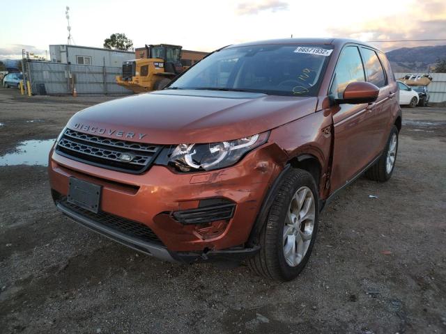 SALCP2RX8JH742033 - 2018 LAND ROVER DISCOVERY ORANGE photo 2