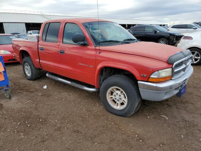 1B7GG2AN6YS720063 - 2000 DODGE DAKOTA QUA RED photo 1