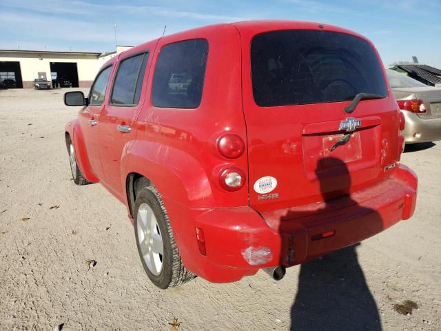 3GNCA23B19S553546 - 2009 CHEVROLET HHR LT RED photo 3