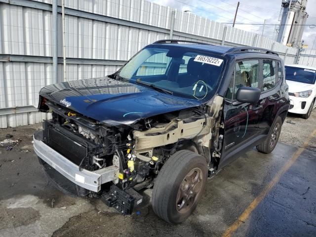 ZACCJAAT7GPD15343 - 2016 JEEP RENEGADE S BLACK photo 2