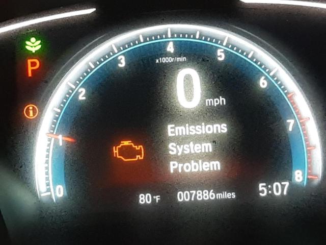 JHMFC1F7XJX003779 - 2018 HONDA CIVIC EXL Mavi foto 8