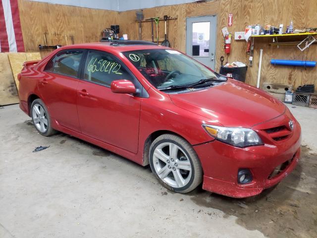 2T1BU4EE0DC930677 - 2013 TOYOTA MATRIX-4 C RED photo 1