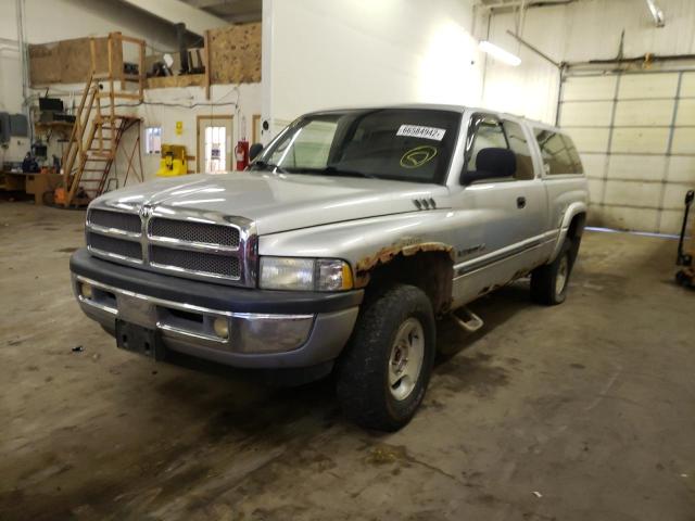 3B7HF13Z41M547305 - 2001 DODGE RAM PICKUP SILVER photo 2