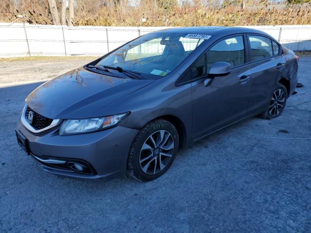 19XFB2F93DE284596 - 2013 HONDA CIVIC EXL 棕色 照片 2