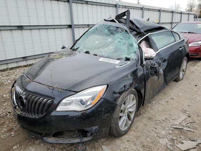 2G4GN5EX9E9304679 - 2014 BUICK REGAL PREM BLACK photo 2