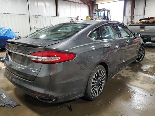 3FA6P0D9XJR233812 - 2018 FORD FUSION TIT GRAY photo 4