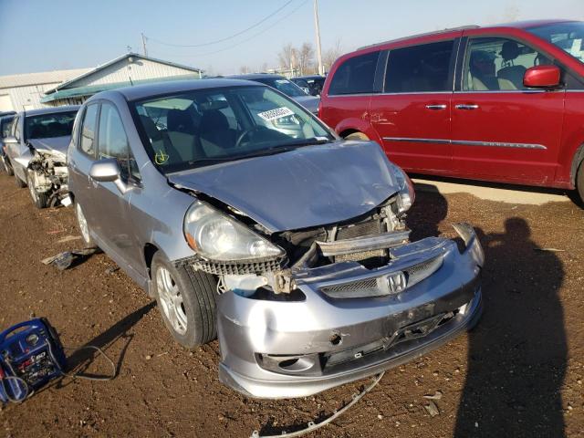 JHMGD38697S047375 - 2007 HONDA FIT S SILVER photo 1