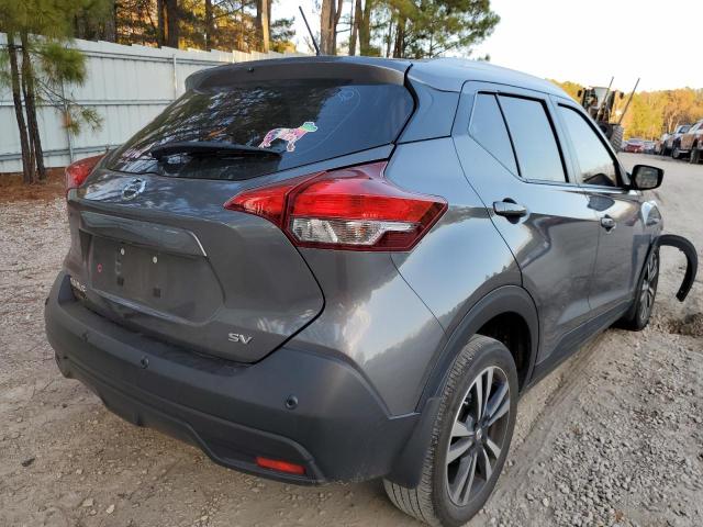 3N1CP5CV8LL548738 - 2020 NISSAN KICKS SV GRAY photo 4