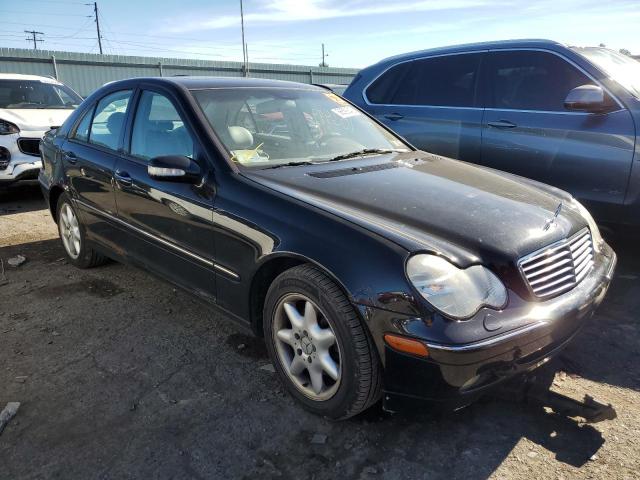 WDBRF81J83F370642 - 2003 MERCEDES-BENZ C 240 4MAT BLACK photo 1