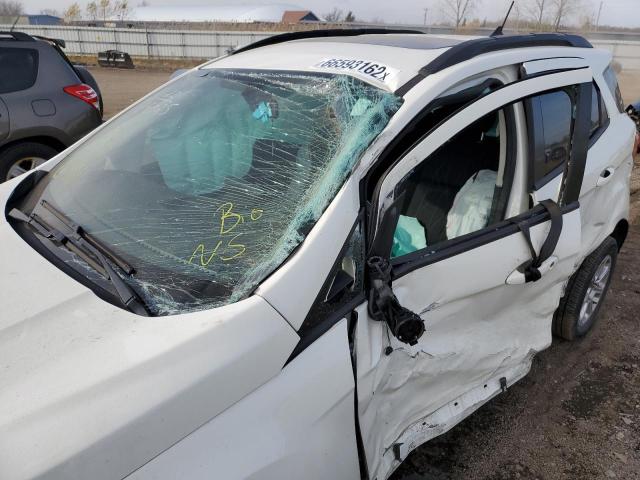 MAJ6S3GL1KC263370 - 2019 FORD ECOSPORT S WHITE photo 9
