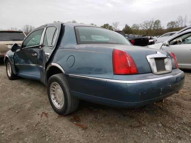 1LNHM81W41Y630319 - 2001 LINCOLN TOWN CAR E TEAL photo 3