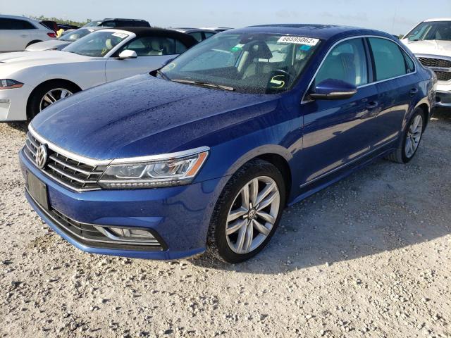 1VWCM7A38GC068314 - 2016 VOLKSWAGEN PASSAT SEL BLUE photo 2