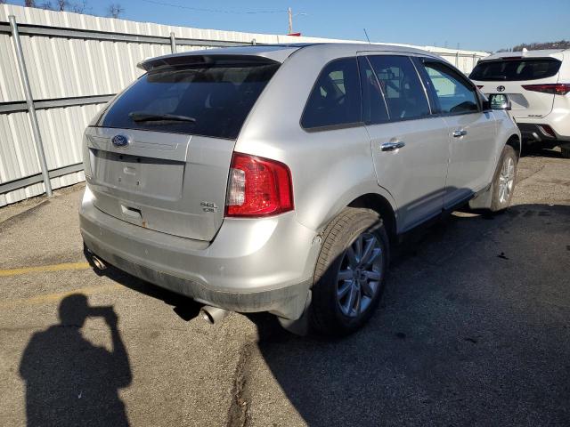 2FMDK4JC8BBA96100 - 2011 FORD EDGE SEL SILVER photo 4