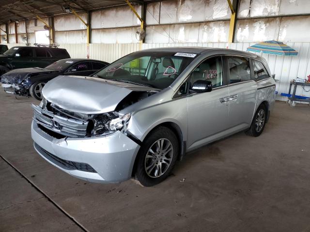 5FNRL5H6XCB100052 - 2012 HONDA ODYSSEY EX SILVER photo 2