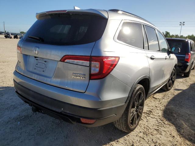 5FNYF6H21MB024759 - 2021 HONDA PILOT SE GRAY photo 4