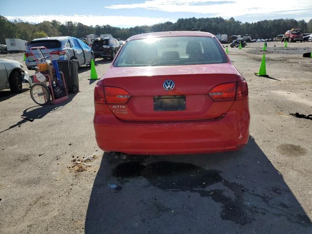 3VW1K7AJ5CM391160 - 2012 VOLKSWAGEN JETTA BASE 红色 照片 6