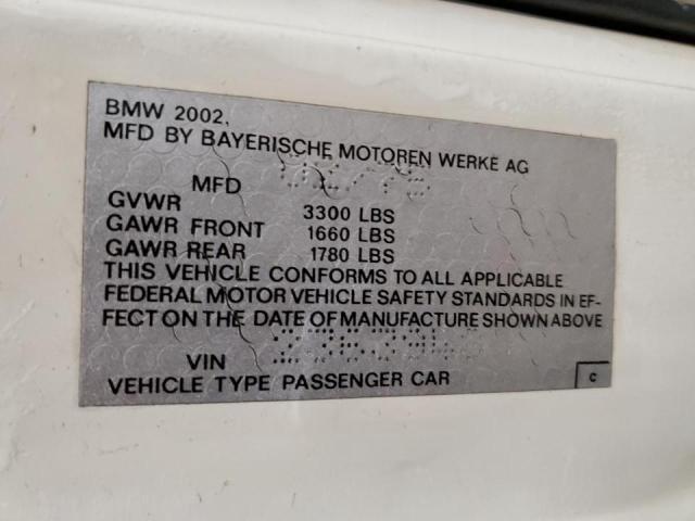 2363948 - 1975 BMW 2002 WHITE photo 10