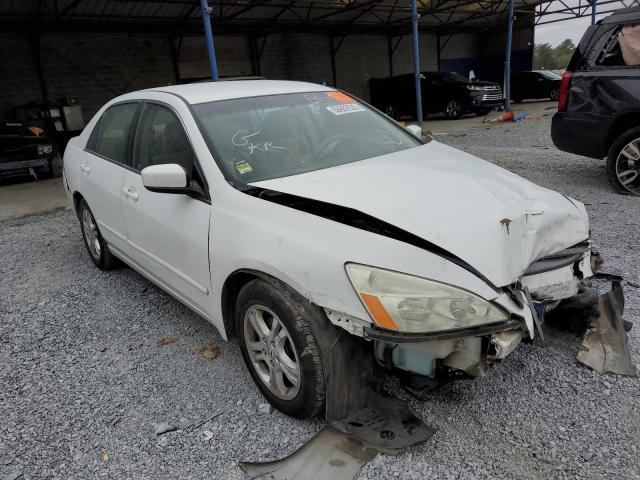 1HGCM56376A112072 - 2006 HONDA ACCORD SE WHITE photo 1