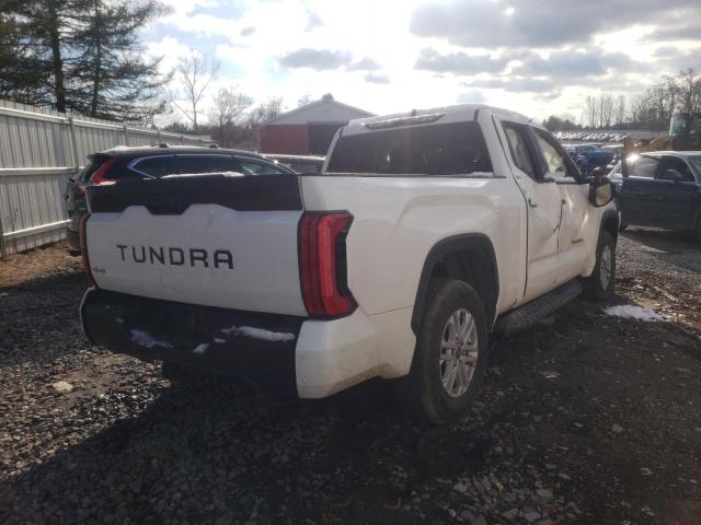 5TFLA5DA0NX012772 - 2022 TOYOTA TUNDRA DOU WHITE photo 3