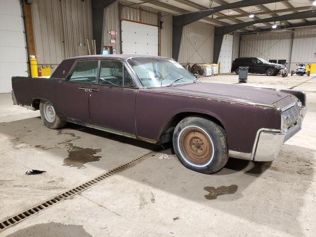 4Y82N424616 - 1964 LINCOLN CONTINENTL PURPLE photo 4