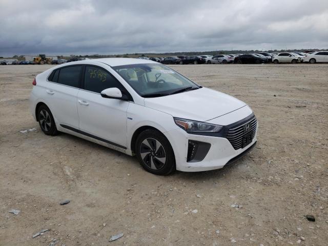 KMHC75LC5JU084236 - 2018 HYUNDAI IONIQ SEL WHITE photo 1