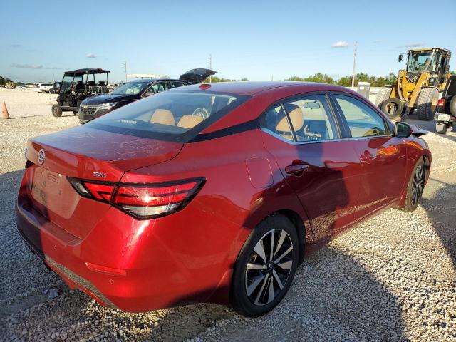 3N1AB8CV5NY277781 - 2022 NISSAN SENTRA SV MAROON photo 4