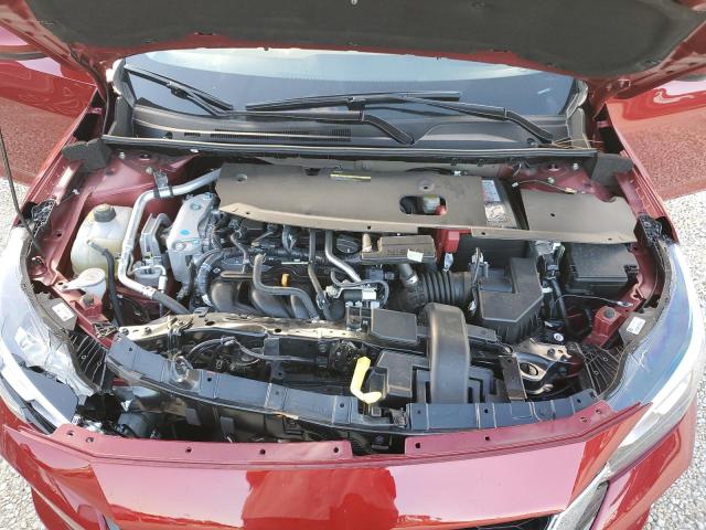 3N1AB8CV5NY277781 - 2022 NISSAN SENTRA SV MAROON photo 7