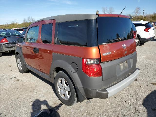 5J6YH28605L030213 - 2005 HONDA ELEMENT-4 ORANGE photo 3