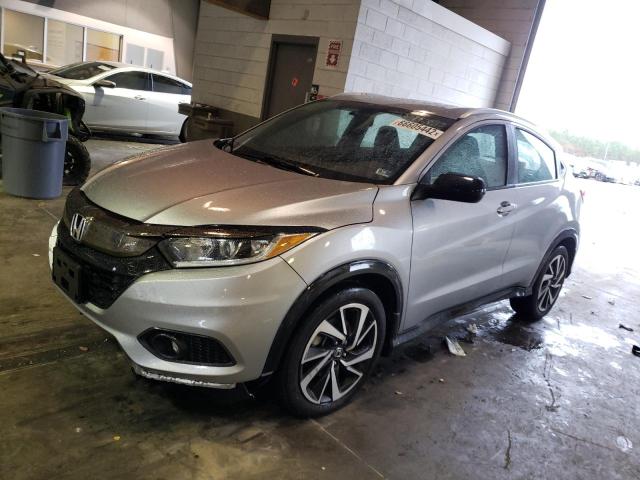 3CZRU5H18KG702100 - 2019 HONDA HR-V SPORT SILVER photo 2