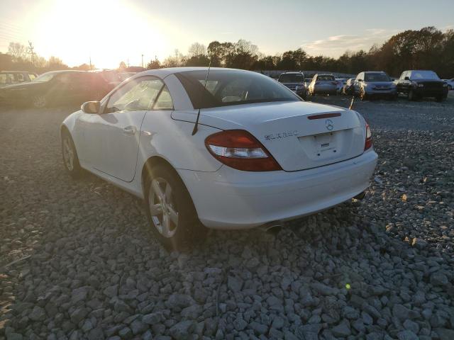 WDBWK54F66F120972 - 2006 MERCEDES-BENZ SLK 280 WHITE photo 3