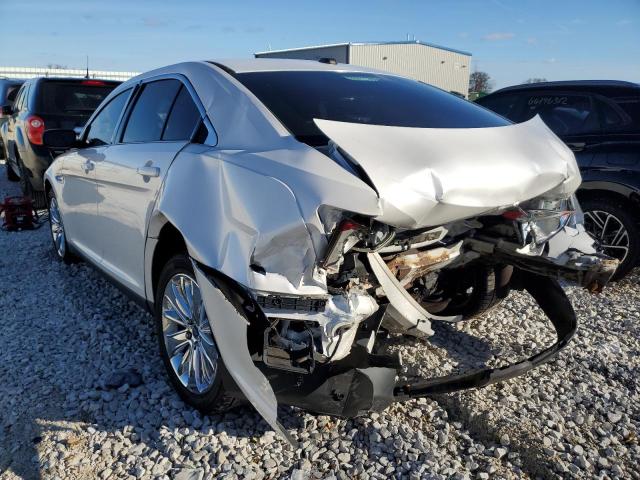 1FAHP2FW6AG117134 - 2010 FORD TAURUS LIM WHITE photo 3