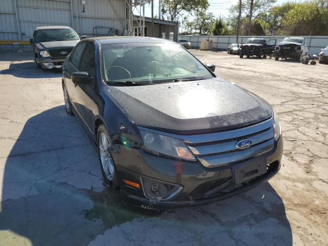 3FAHP0KC1CR217864 - 2012 FORD FUSION SPO BLACK photo 1