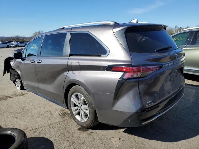 5TDESKFC9MS009120 - 2021 TOYOTA SIENNA LIM GRAY photo 3