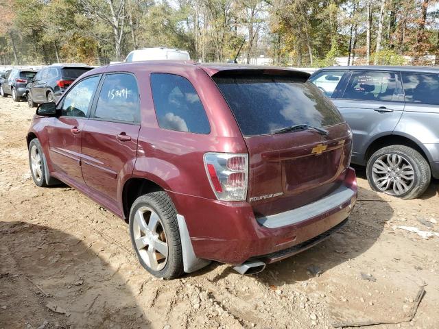 2CNDL737986033958 - 2008 CHEVROLET EQUINOX SP BURGUNDY photo 3