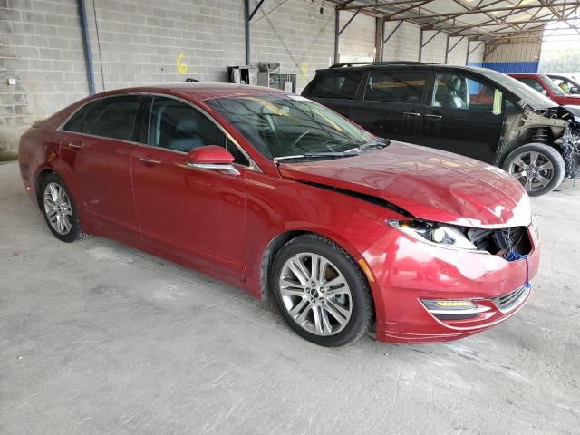 3LN6L2LU3FR614458 - 2015 LINCOLN MKZ HYBRID RED photo 4