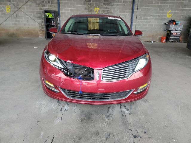 3LN6L2LU3FR614458 - 2015 LINCOLN MKZ HYBRID RED photo 5