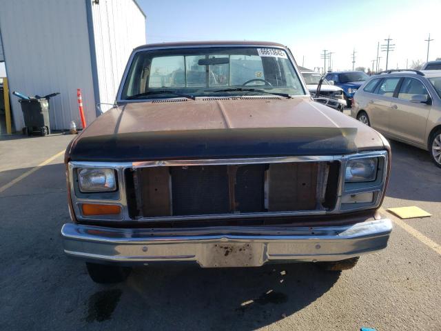 1FTEF14F4BPA42948 - 1981 FORD F150 BROWN photo 5