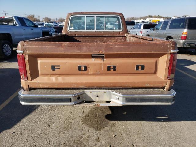 1FTEF14F4BPA42948 - 1981 FORD F150 BROWN photo 6