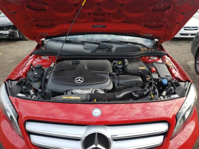 WDCTG4GB4FJ063414 - 2015 MERCEDES-BENZ GLA 250 4M RED photo 7