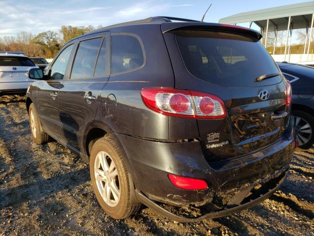 5XYZK4AG4CG167352 - 2012 HYUNDAI SANTA FE L CHARCOAL photo 3