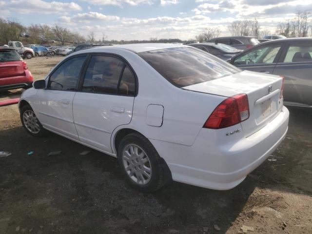 2HGES16504H535857 - 2004 HONDA CIVIC WHITE photo 2