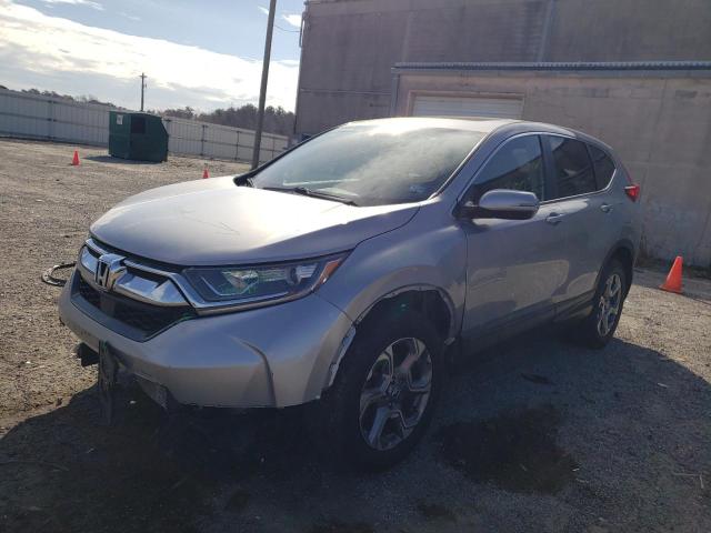 2HKRW2H84JH630460 - 2018 HONDA CR-V EXL SILVER photo 2