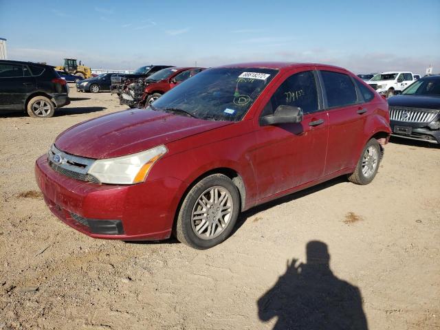 1FAHP3FN7BW180019 - 2011 FORD FOCUS RED photo 2