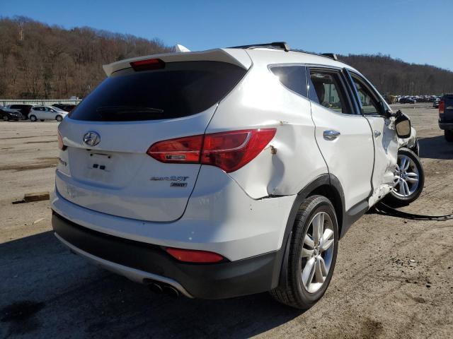 5XYZUDLA9DG123352 - 2013 HYUNDAI SANTE FE WHITE photo 4